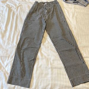 Brandy Melville John Galt Checkered Pants